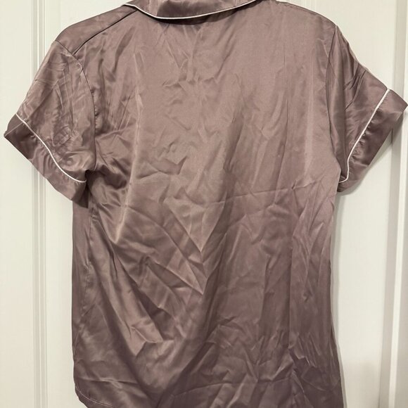 Silky "L" Monogram Pajama Set Dusty Pink - Size Small - Picture 3 of 10